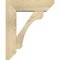 Ekena Millwork Legacy Slat Rough Sawn Bracket w/ Offset Brace, Douglas Fir, 6"W x 18"D x 22"H BKT0604X18X22LEC06RDF - alternate 2